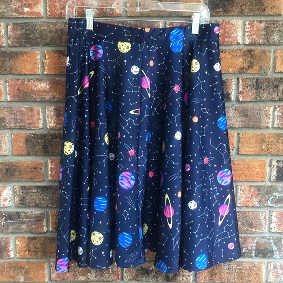HDE Dresses & Skirts - 💜 HDE Outerspace Midi Skirt (Walmart)